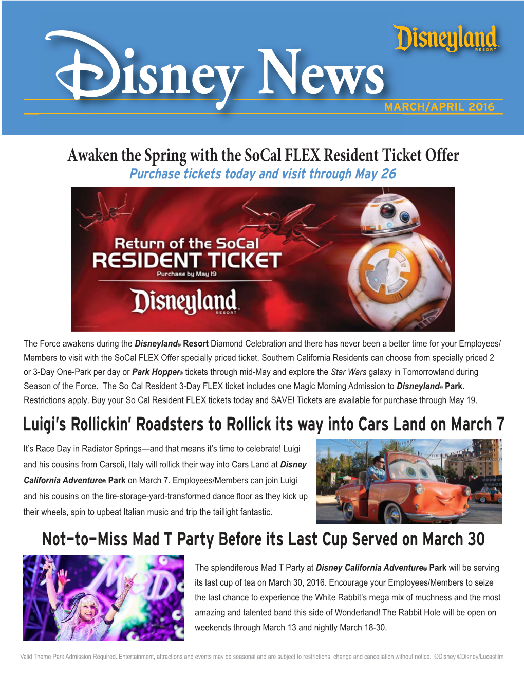 SO61692 March April CTS DLR Disney News Artwork.Eps