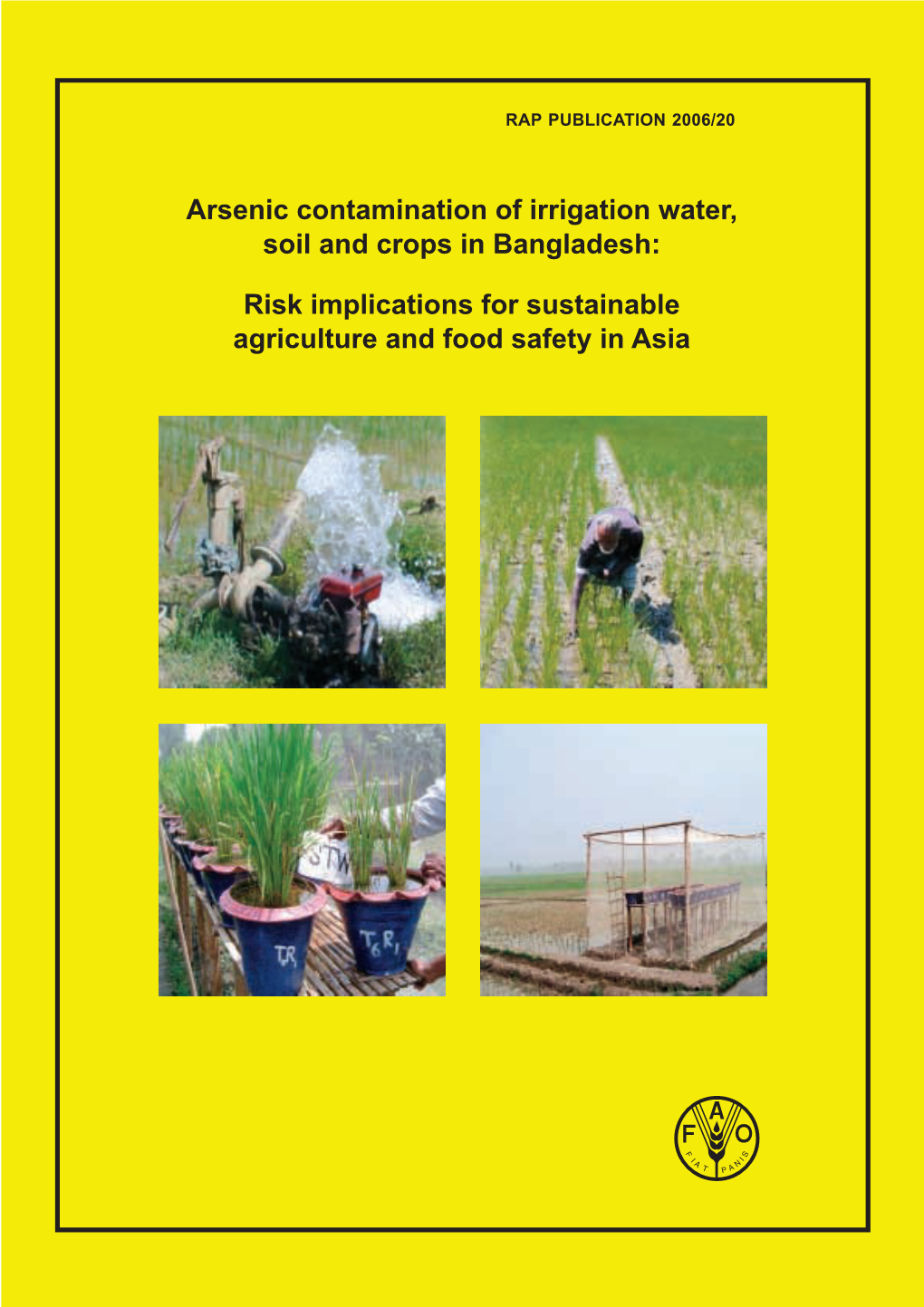 Arsenic Contamination of Irrigation Water, Soil and Crops in Bangladesh