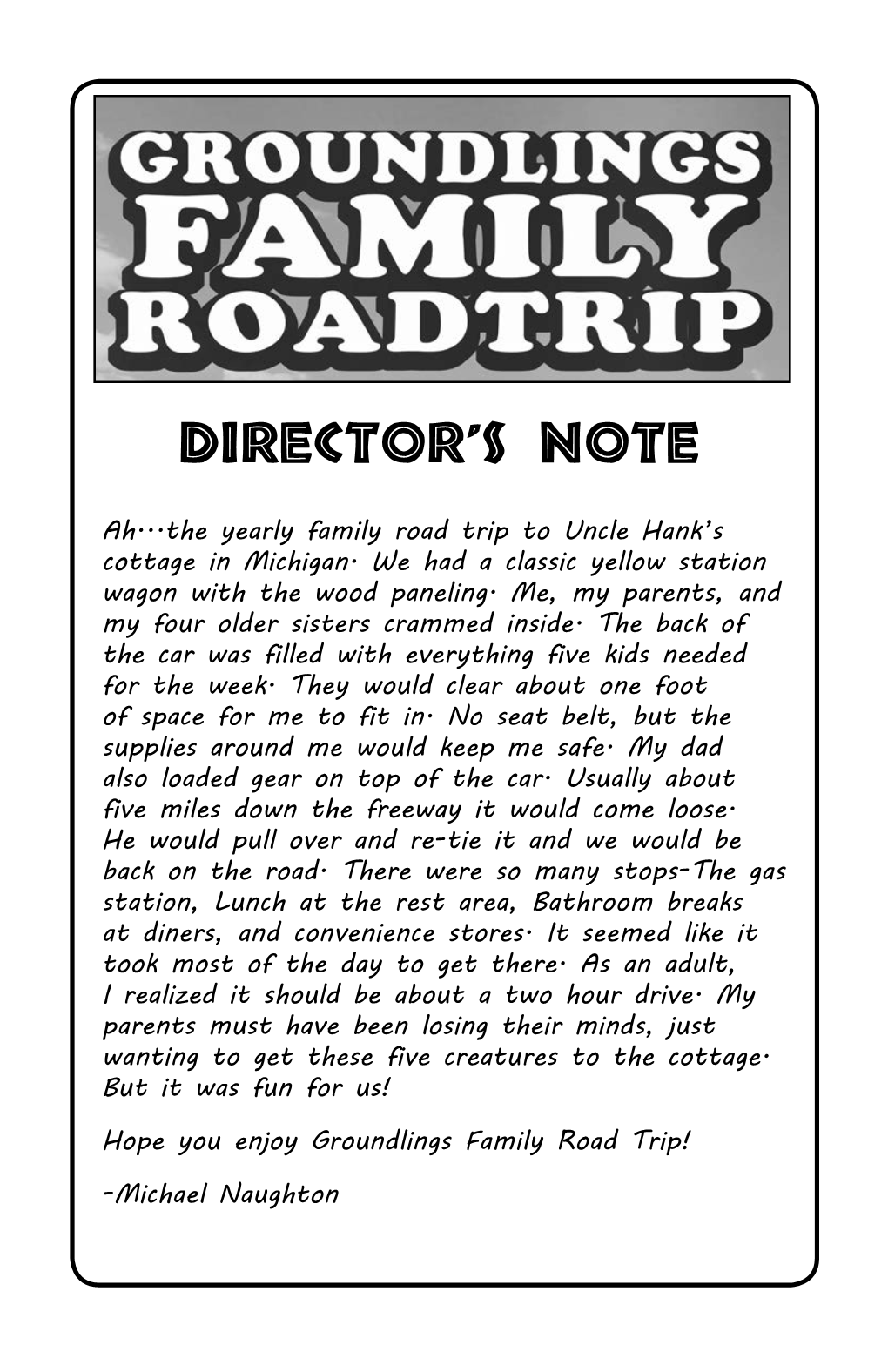 Director's Note