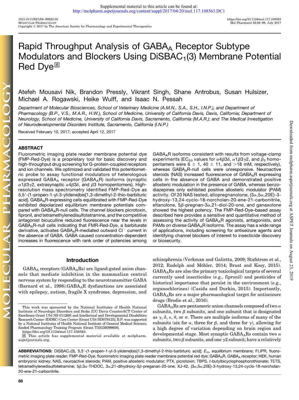 Membrane Potential Red Dye S