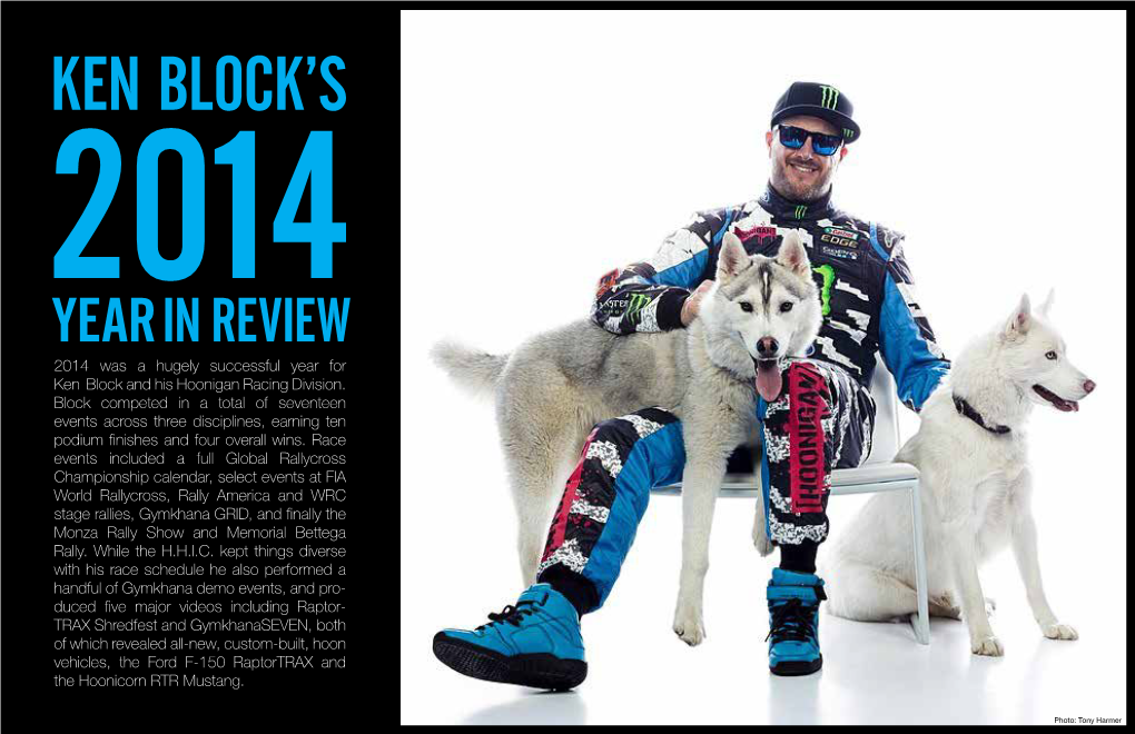 2014 Was a Hugely Successful Year for Ken Block and His Hoonigan Racing Division