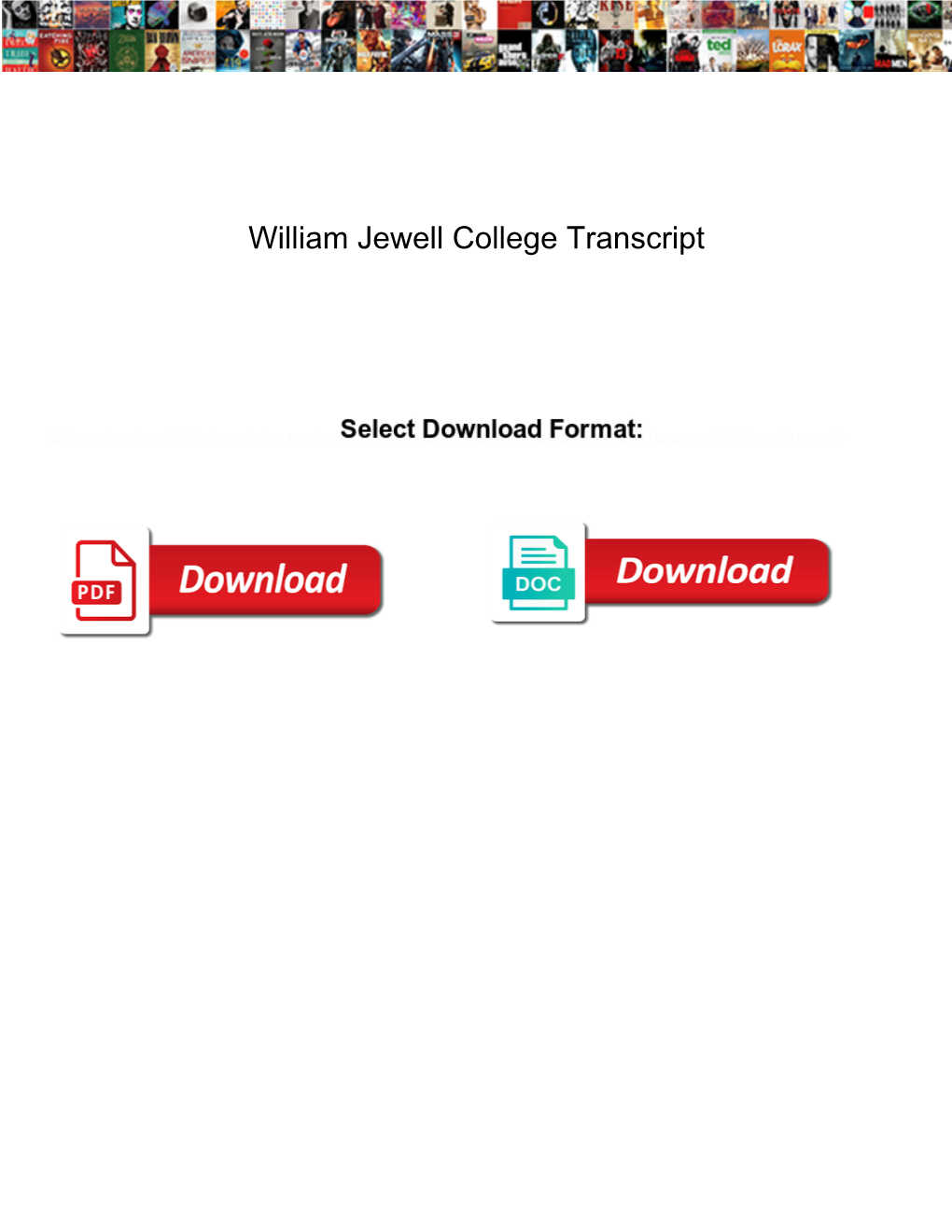 William Jewell College Transcript
