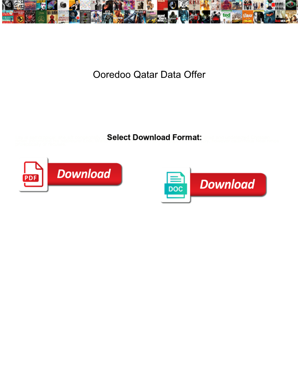 Ooredoo Qatar Data Offer