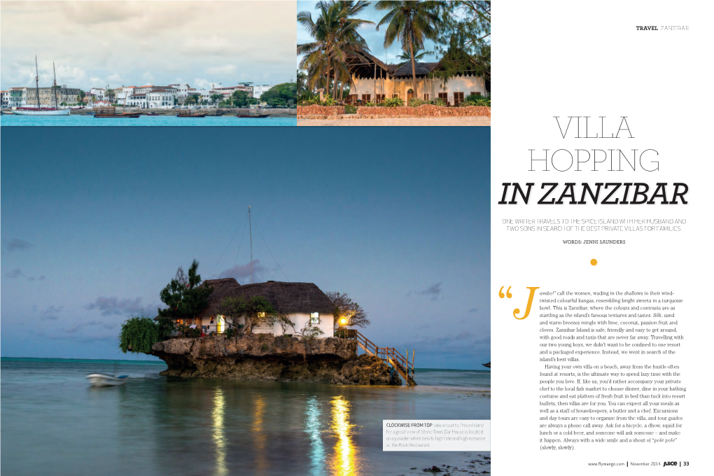 Villa in Zanzibar Hopping