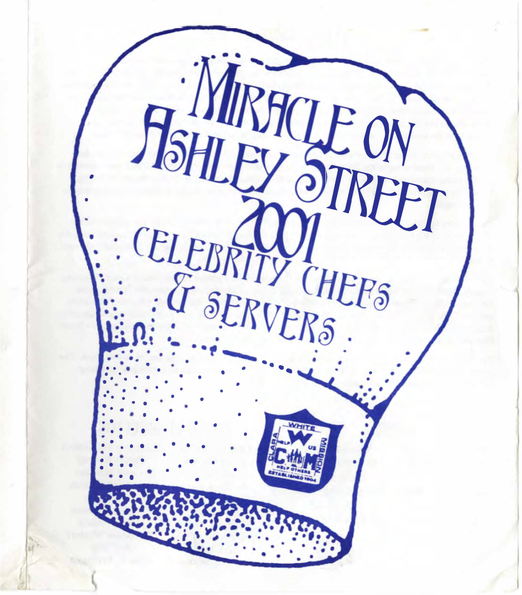 Miracle on Ashley Street 2001 Program, Clara White Mission