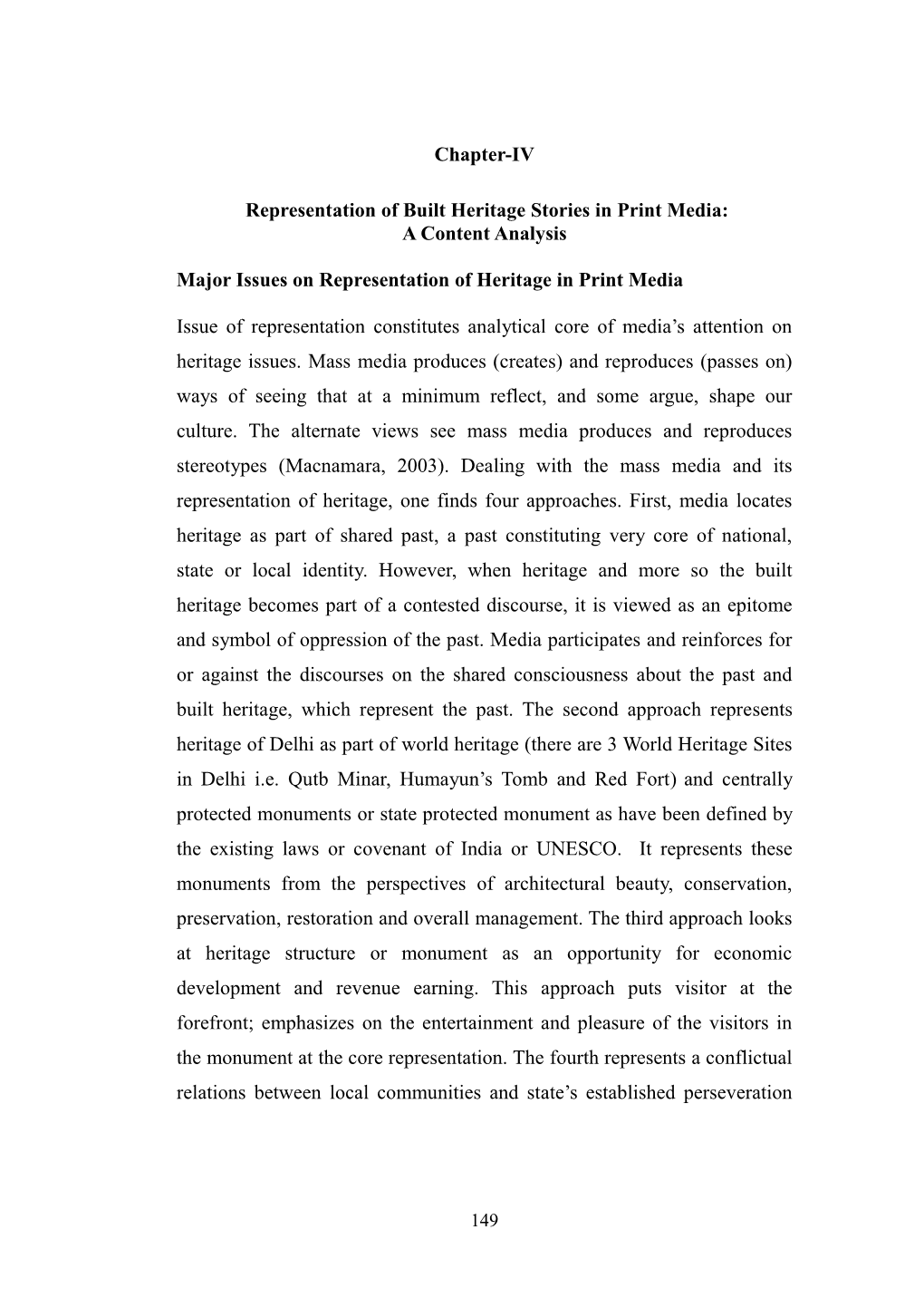 Chapter-IV Representation of Built Heritage Stories in Print Media: A