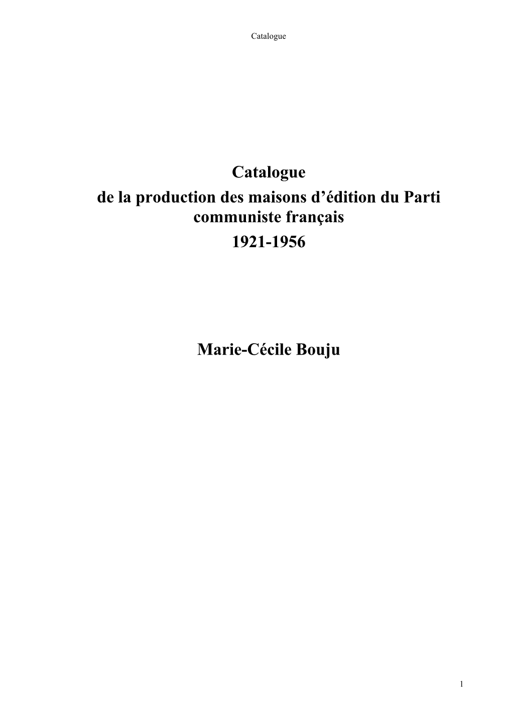 Editions Du Parti Communiste Français