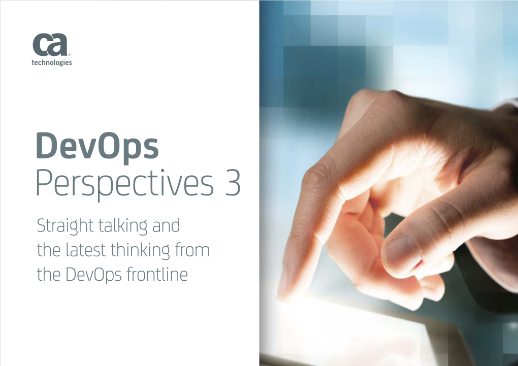 Devops Perspectives: Straight Talking and the Latest Thinking from The