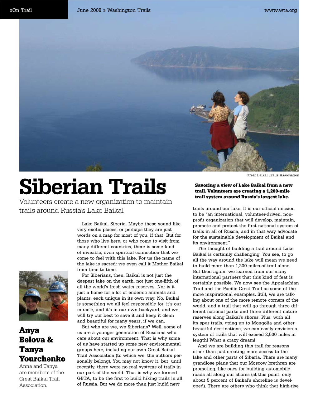 Siberian Trails Trail System Around Russia’S Largest Lake