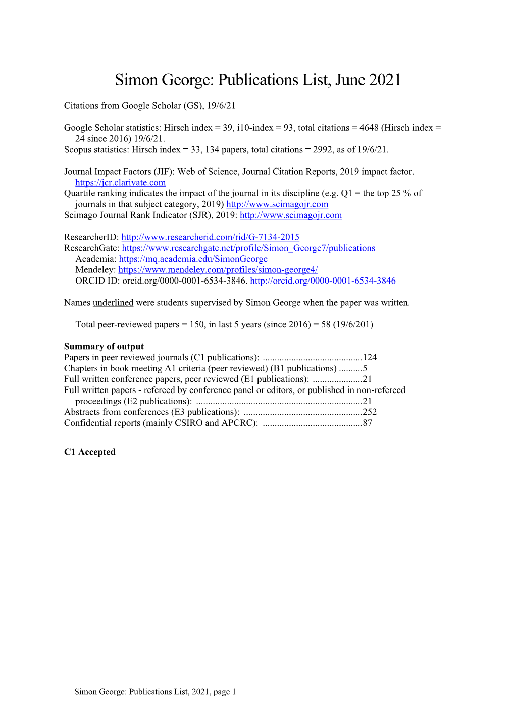Refs S C George DEST Proxies Google Scholar June2021b