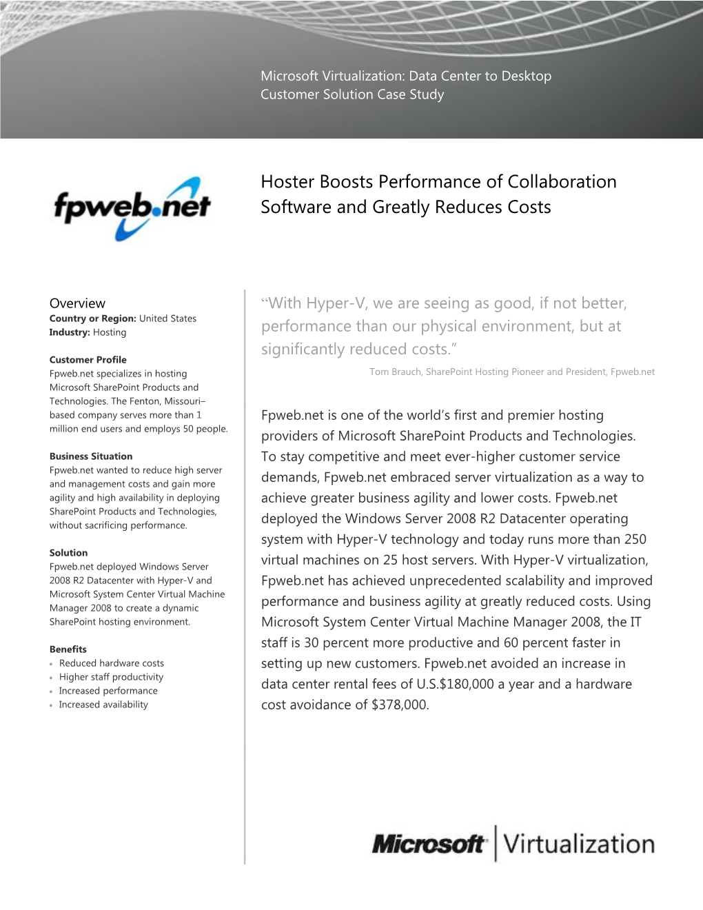 Hoster Boosts Performance of Collaboration Software and Greatly Reduces Costs