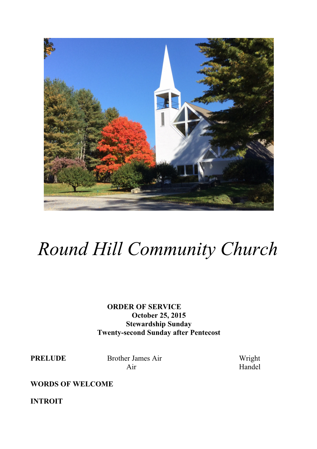 Round Hill Community Church s1