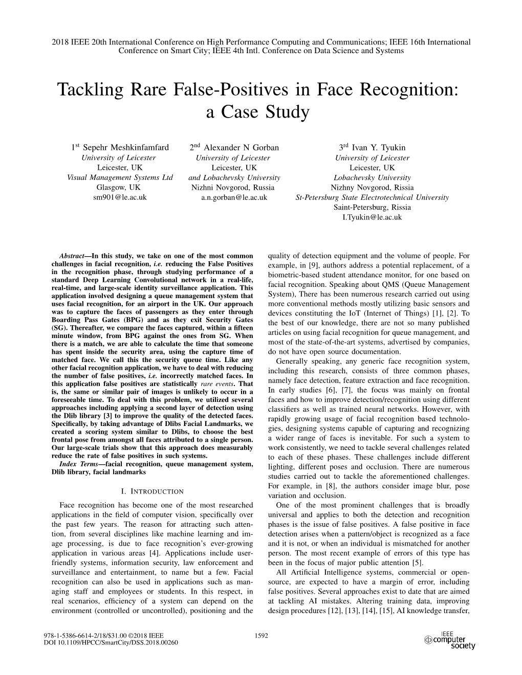 Tackling Rare False-Positives in Face Recognition: a Case Study