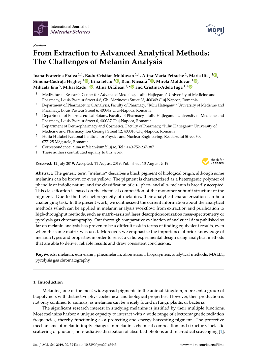 The Challenges of Melanin Analysis