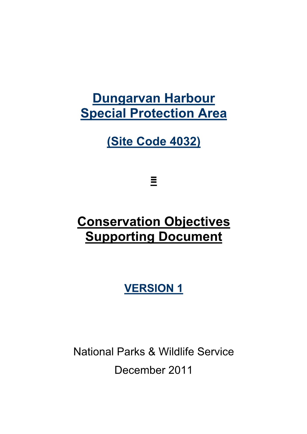 Dungarvan Harbour Special Protection Area