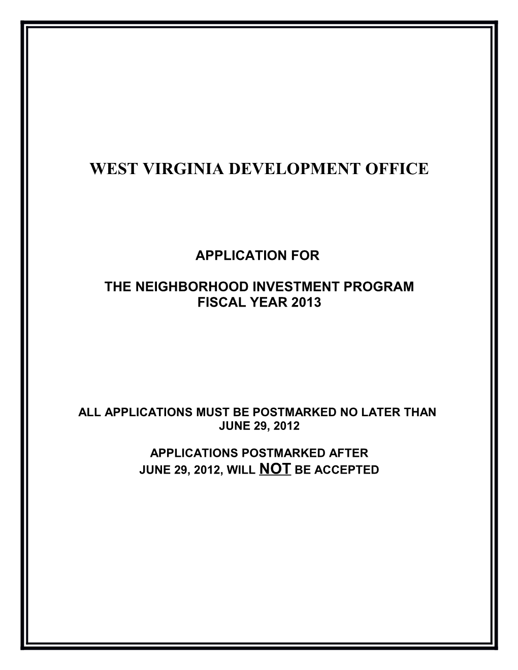 West Virginia Development Office