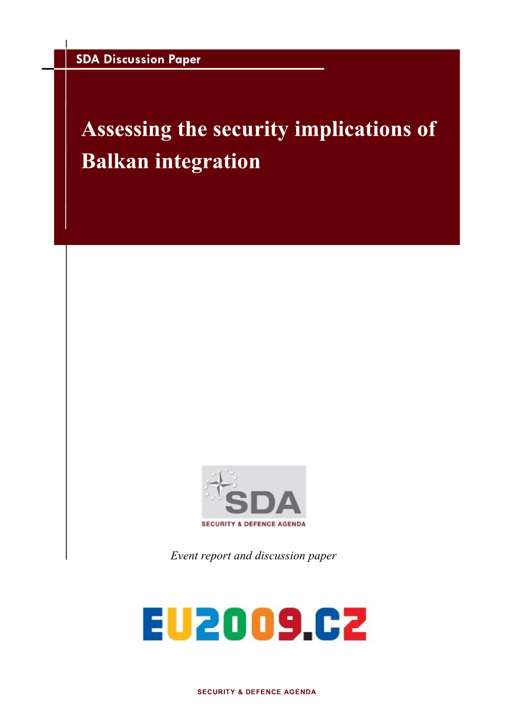 Assessing the Security Implications of Balkan Integration
