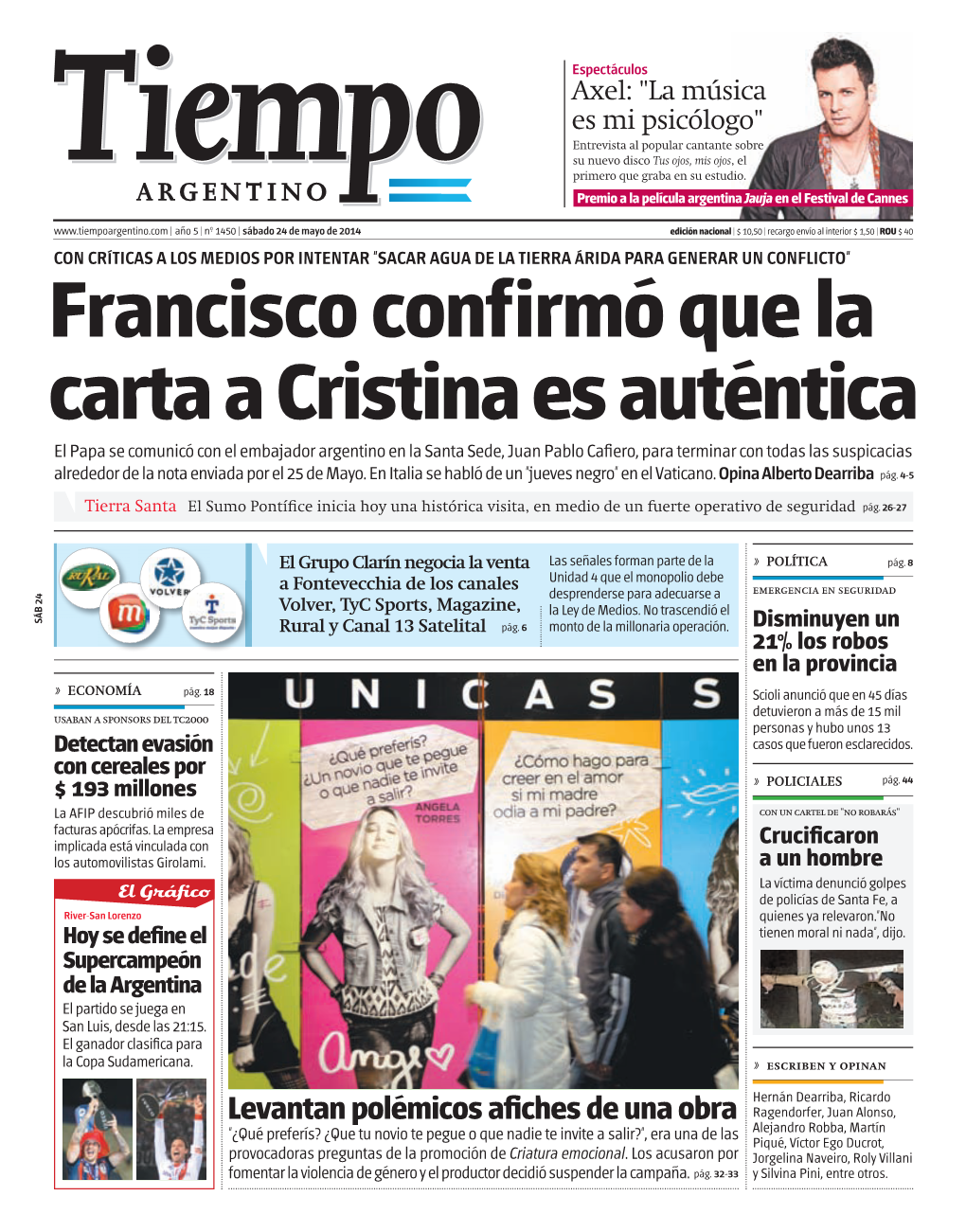 Francisco Confirmó Que La Carta a Cristina Es Auténtica