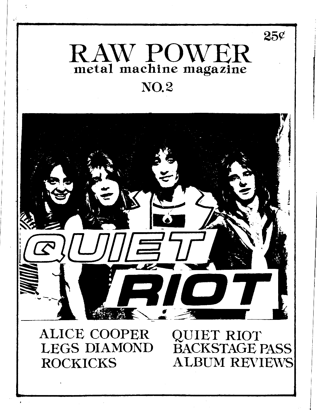 RAW POWER 111Etal Ntachine Magazine N0.2