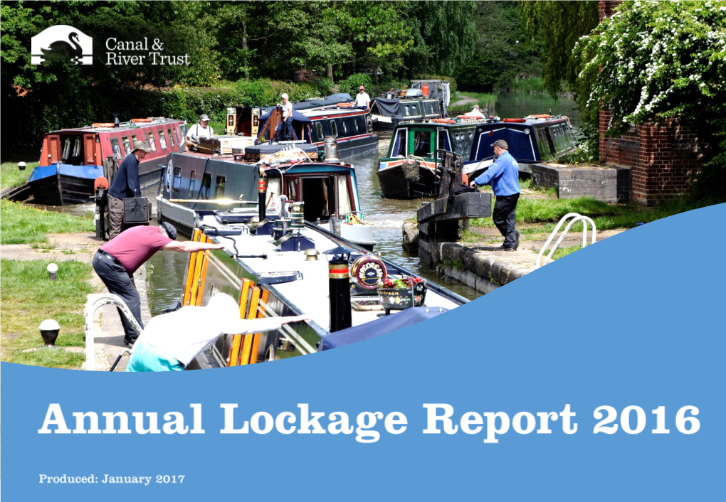 2016 Annual Lockage Report 2016 Lockage Rankings