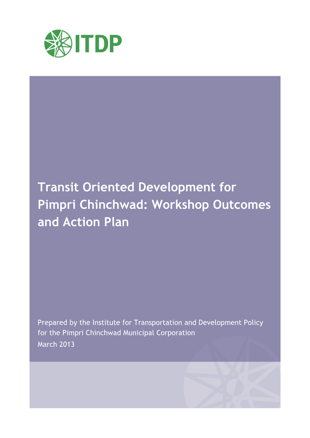 PCMC TOD Workshop Report 130718 FINAL