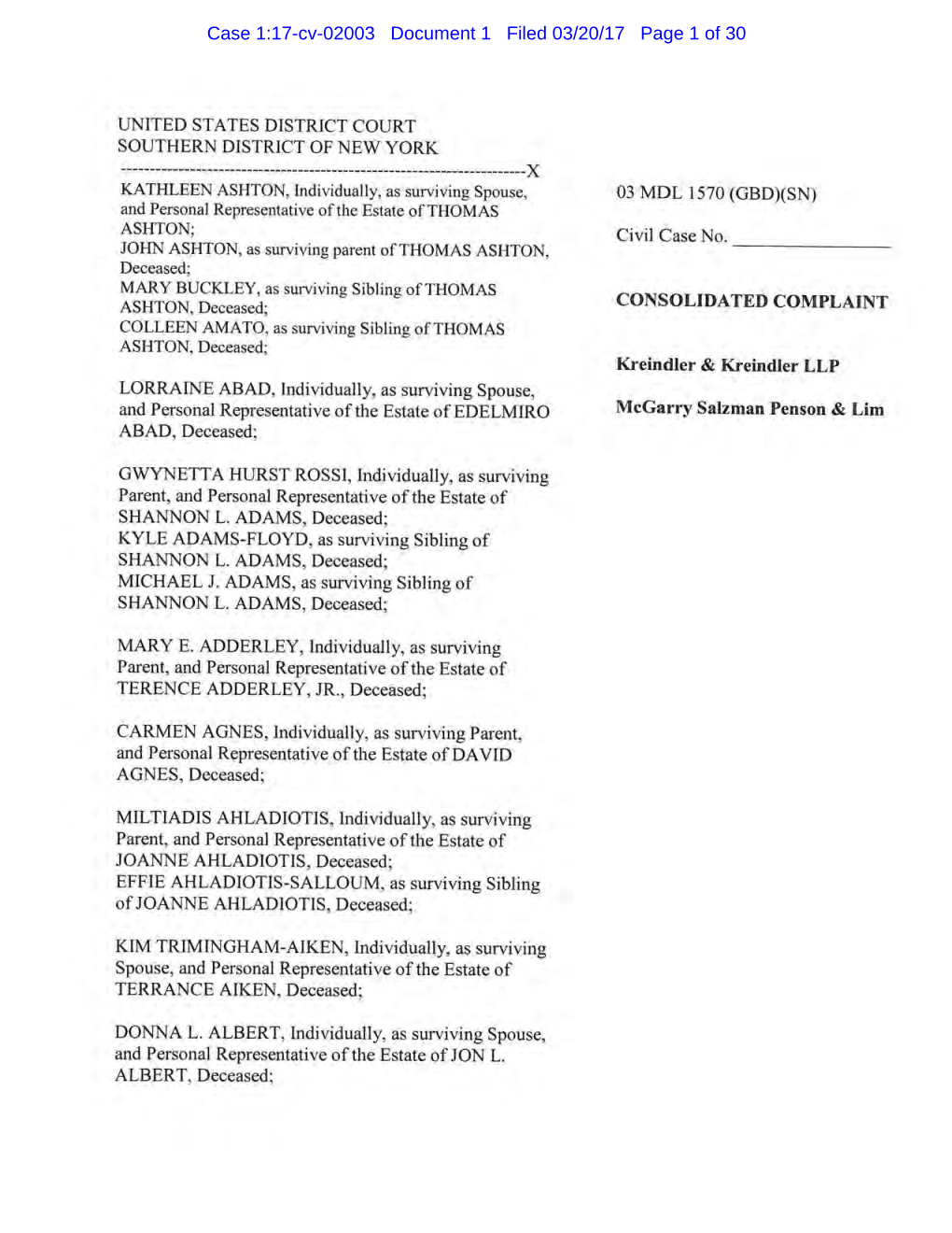 Case 1:17-Cv-02003 Document 1 Filed 03/20/17 Page 1 of 30