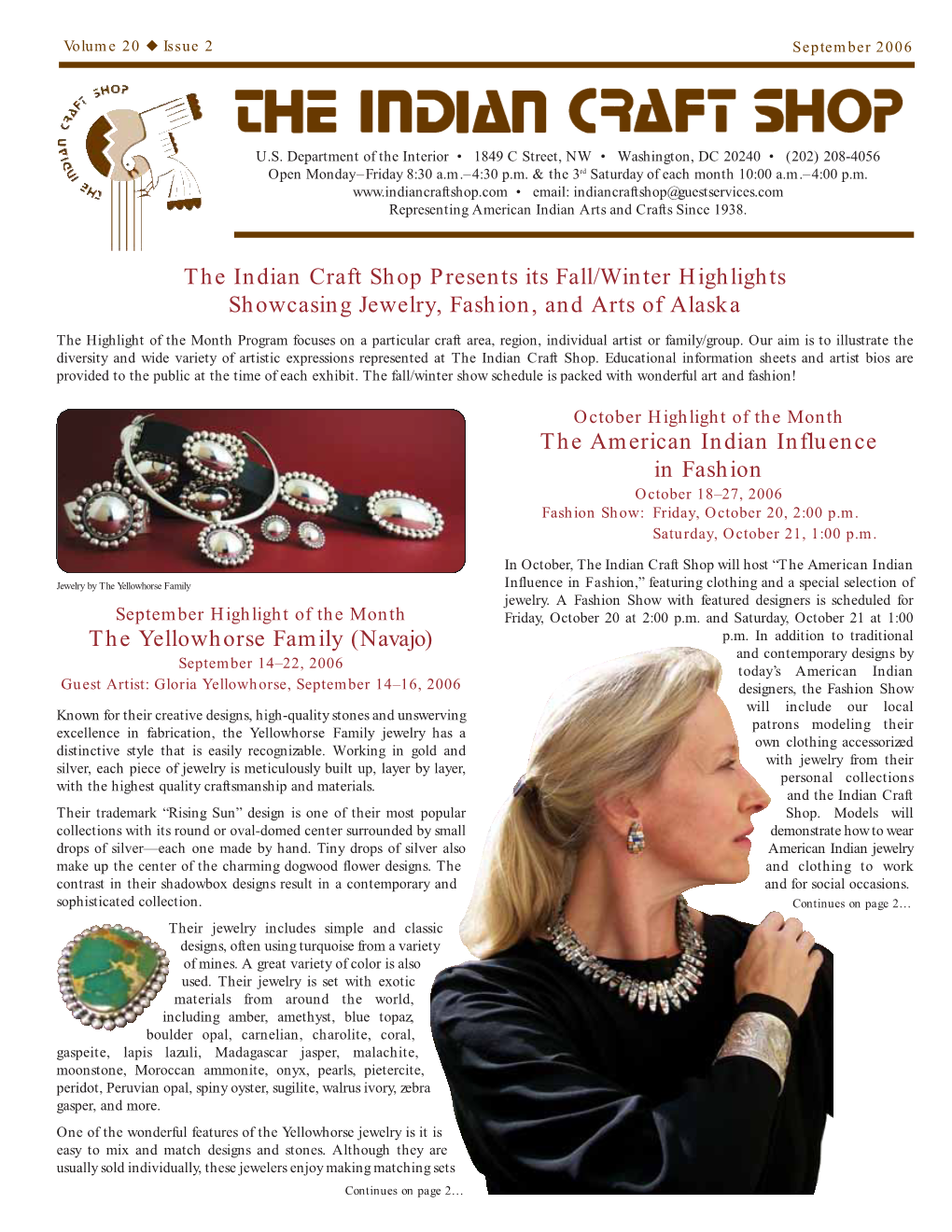 The Indian Craft Shop Presents Its Fall/Winter Highlights Showcasing Jewelry, Fashion, and Arts of Alaska