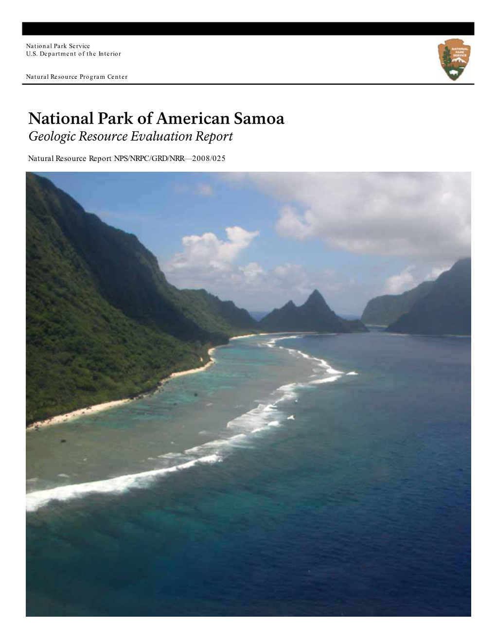 National Park of American Samoa Geologic Resource Evaluation Report