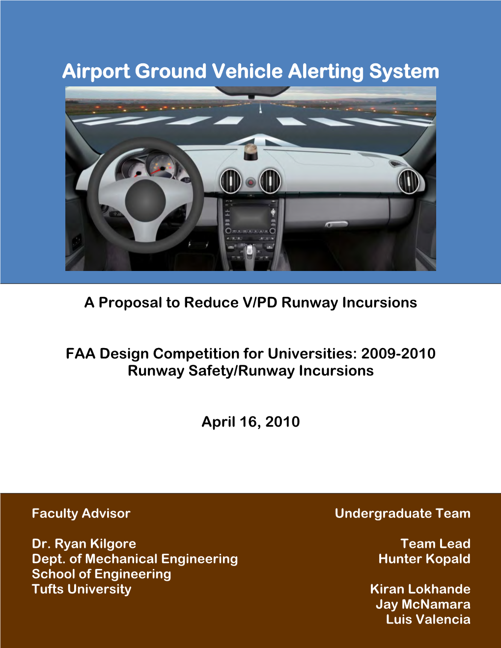 Airport Ground Vehicle Alerting System