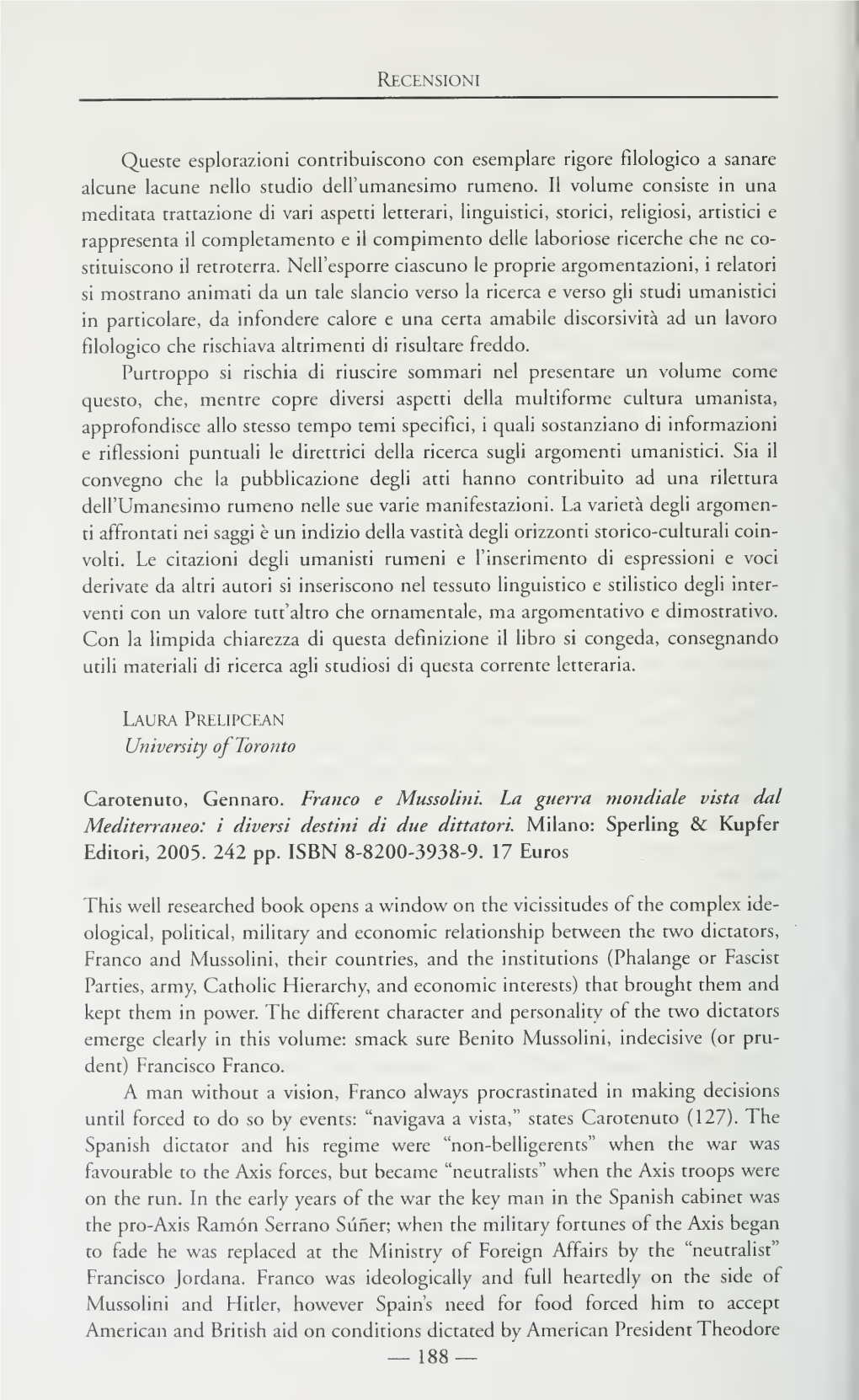 Quaderni D'italianistica : Revue Officielle De La Société Canadienne