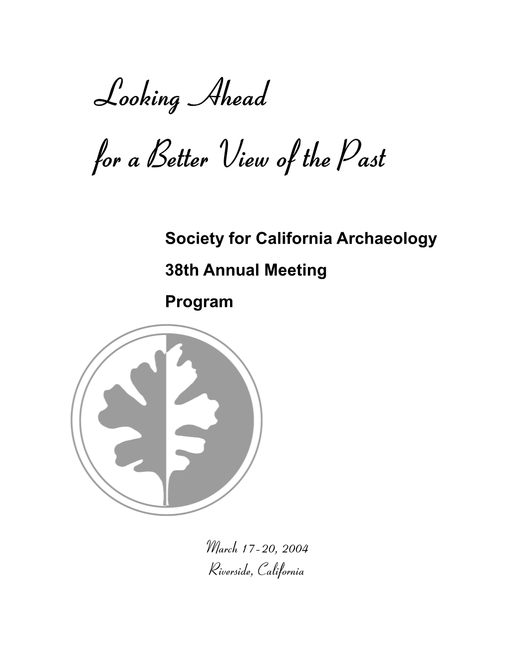 2004 Annual Meeting Program