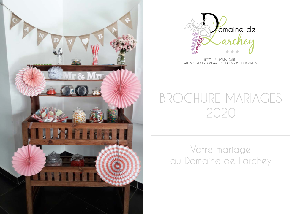 Brochure Mariages 2020