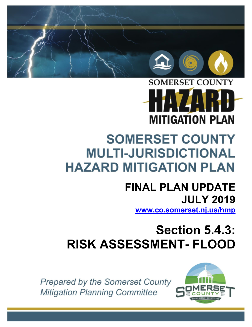 Section 5.4.3: RISK ASSESSMENT- FLOOD