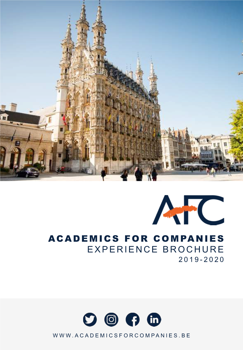 Academics for Companies Experience Brochure 2019- 2020