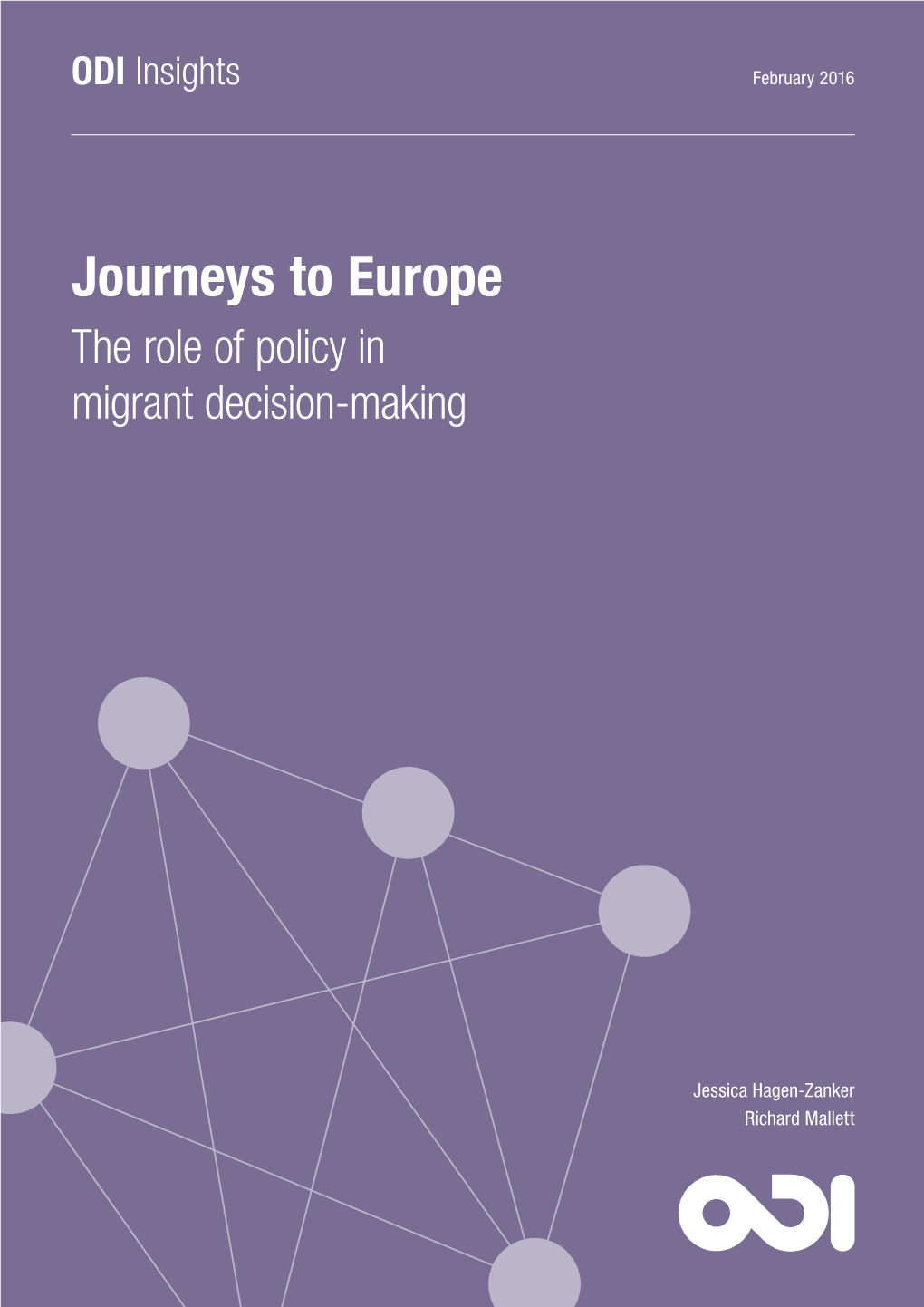 Journeys to Europe: the Role of Policy in Migrant Decision-Making