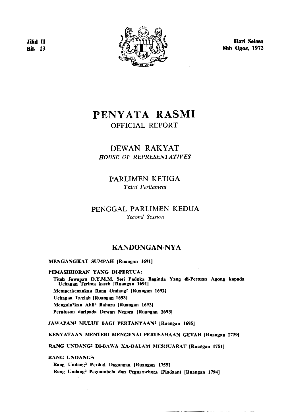 Penya Ta Rasmi Official Report