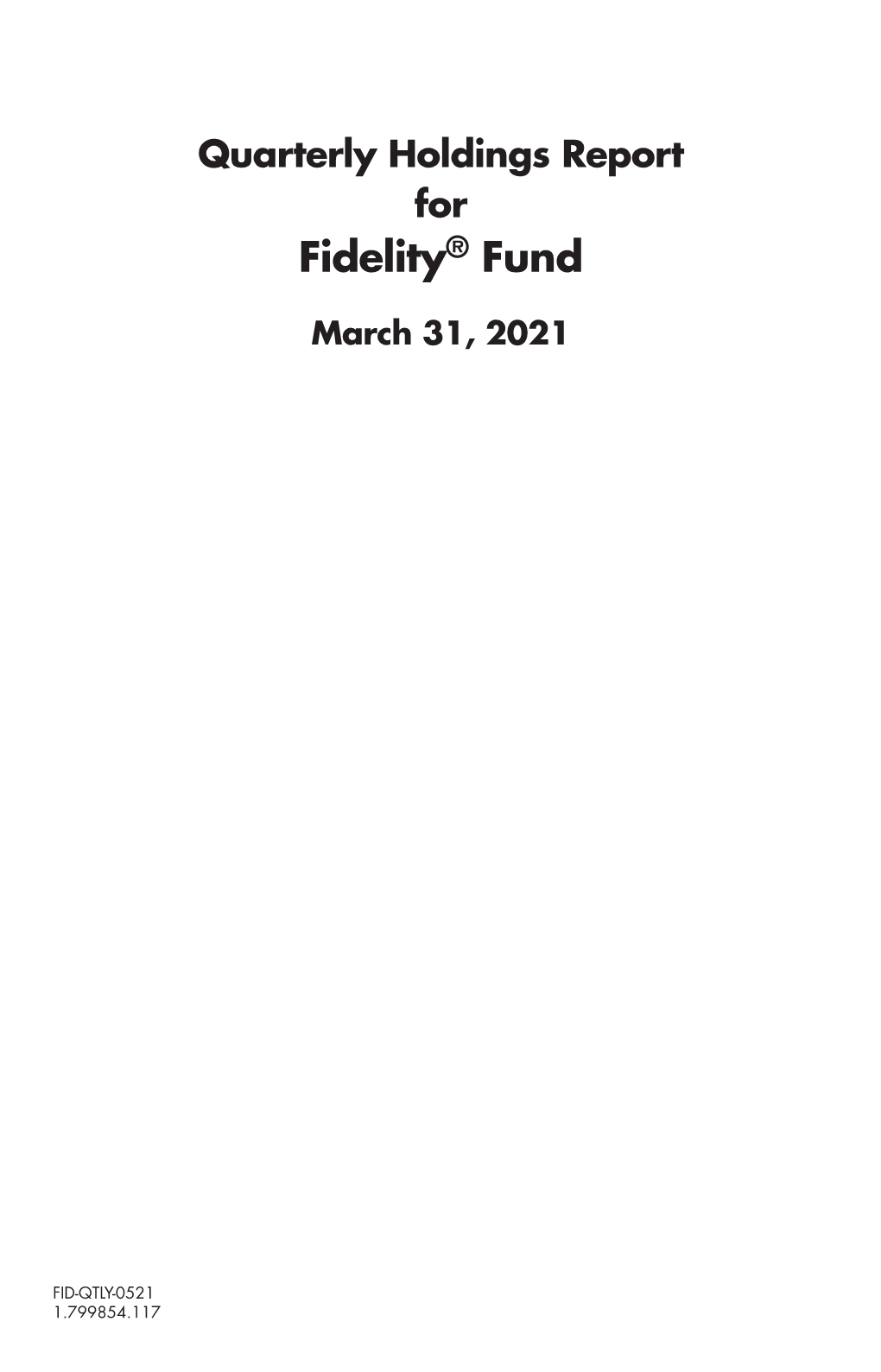 Fidelity® Fund