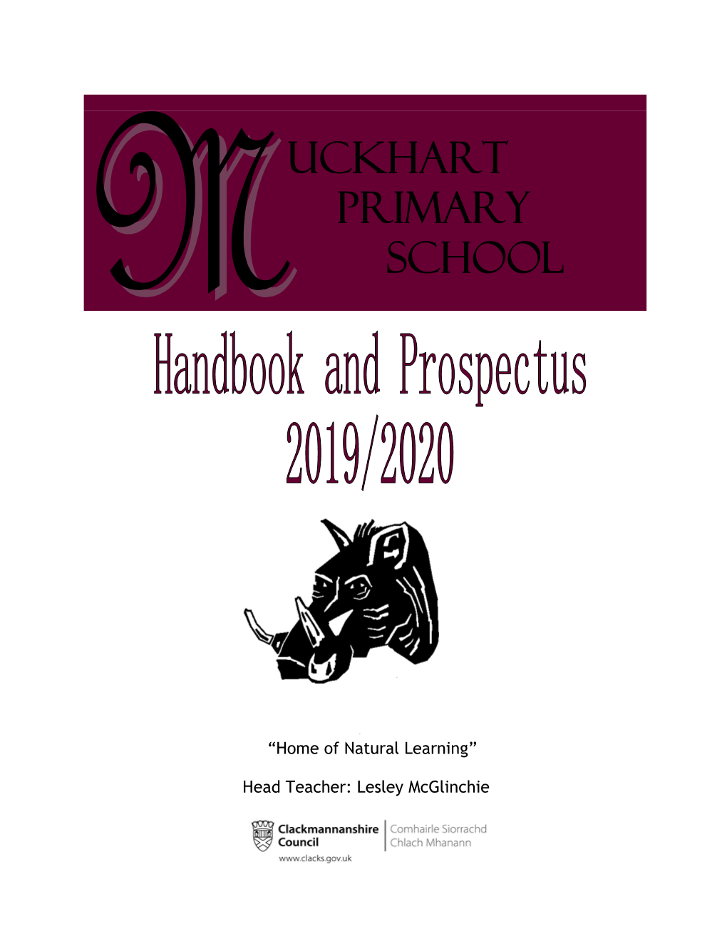 MUCKHART PRIMARY SCHOOL Handbook 2019/20