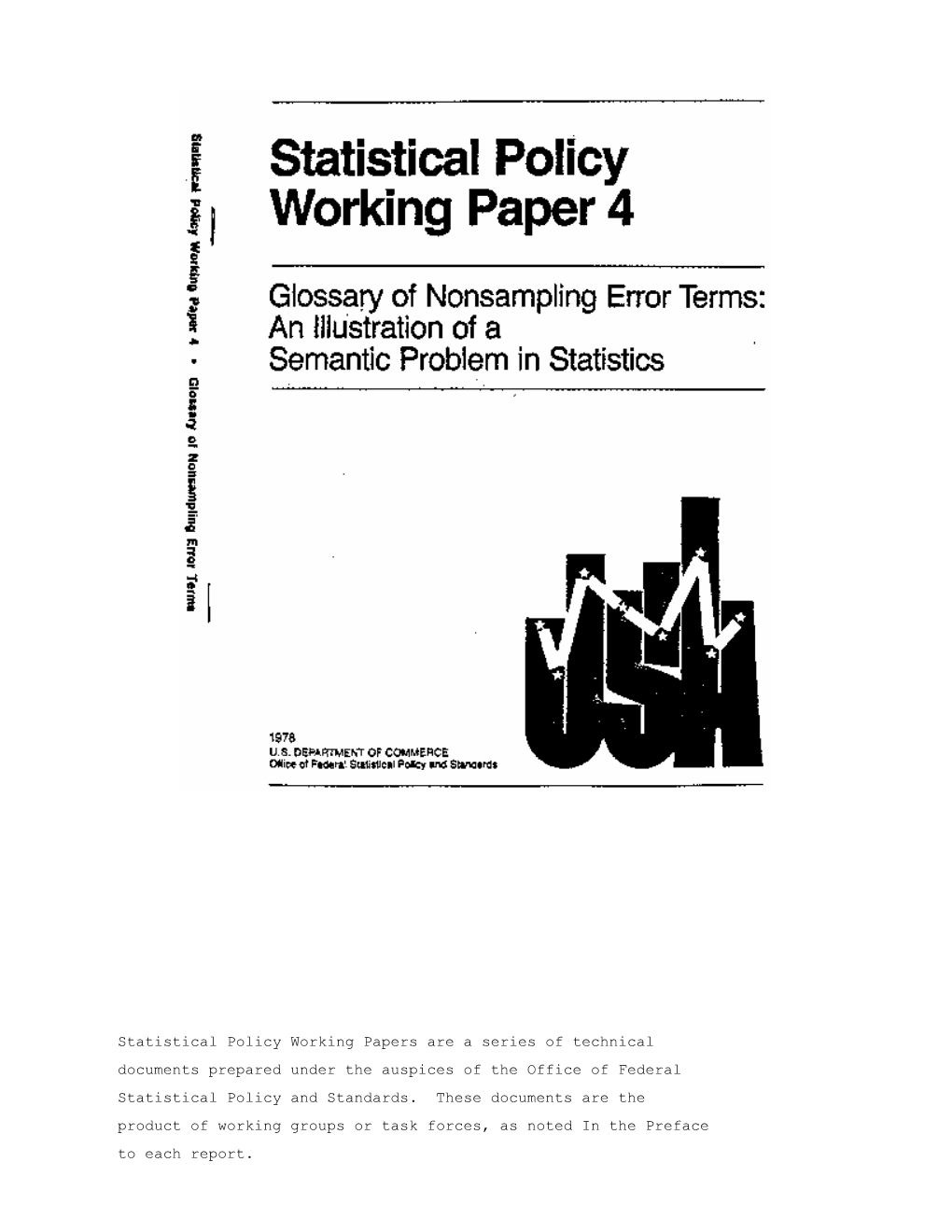 Glossary of Nonsampling Error Terms: an Illustration of a Semantic Problem in Statistics