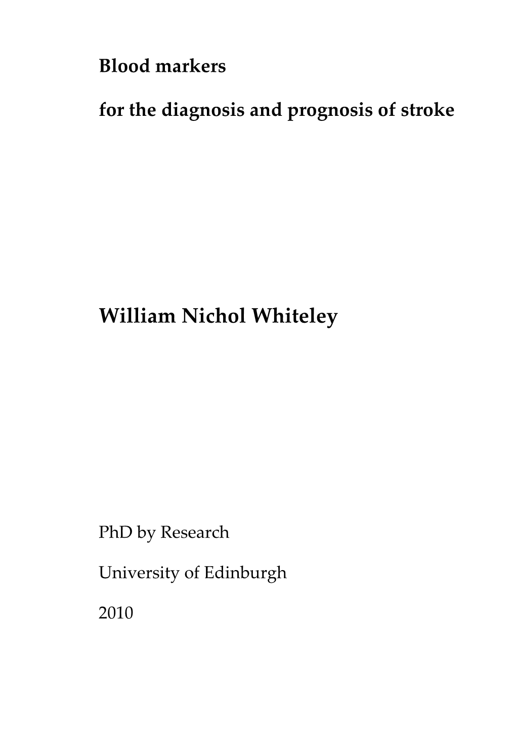 William Nichol Whiteley