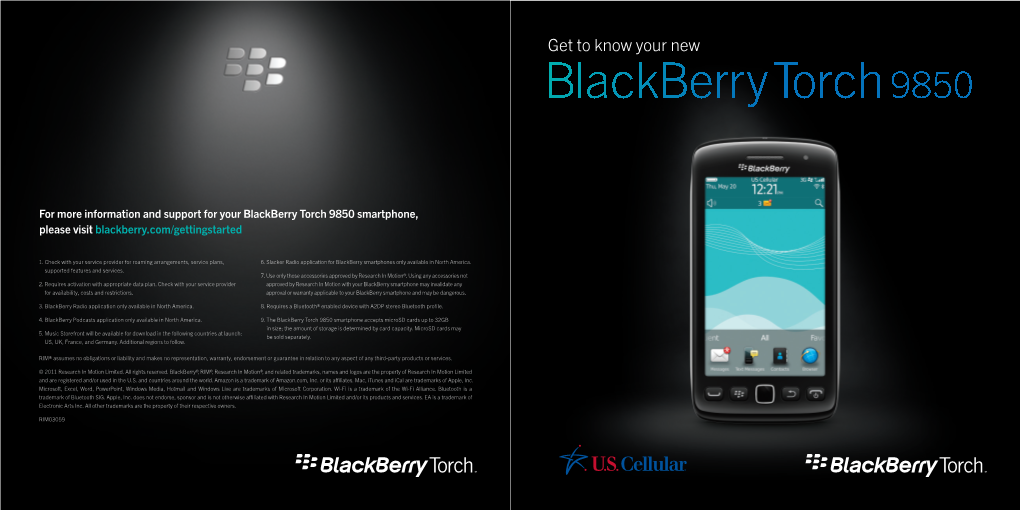 Blackberry Torch 9850