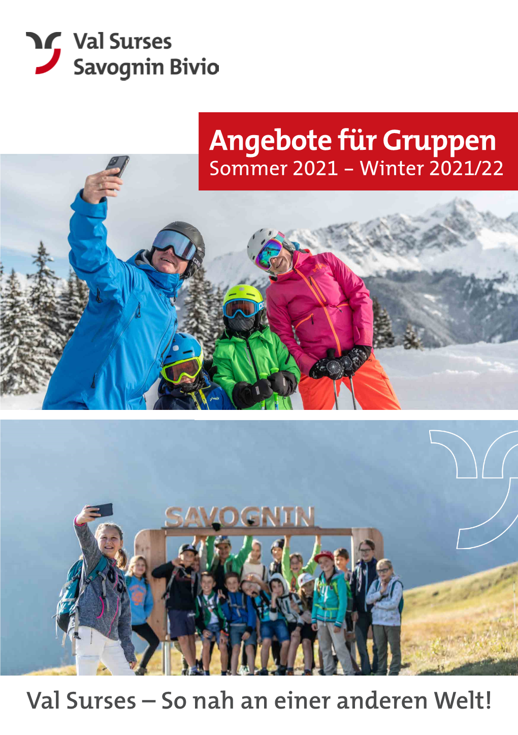 Angebote Für Gruppen Sommer 2021 - Winter 2021/22