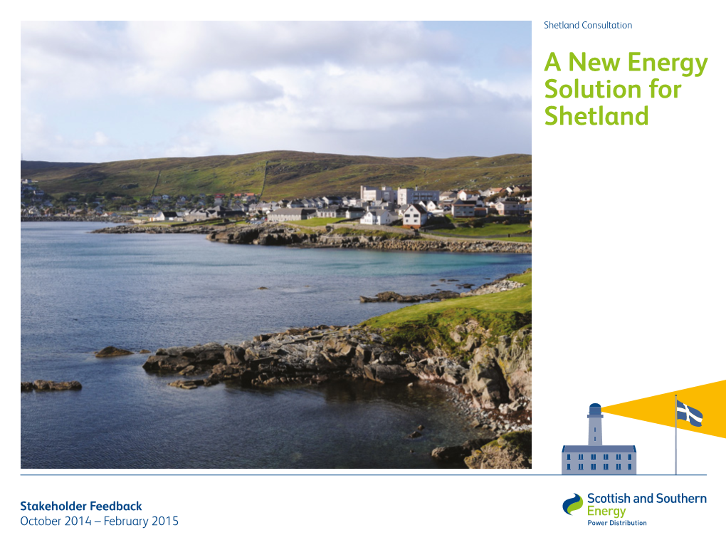 A New Energy Solution for Shetland