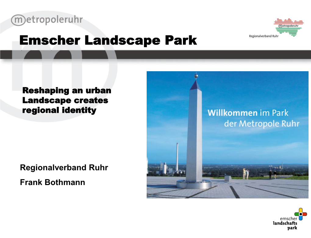 Where Is the Emscher Landscape Park?