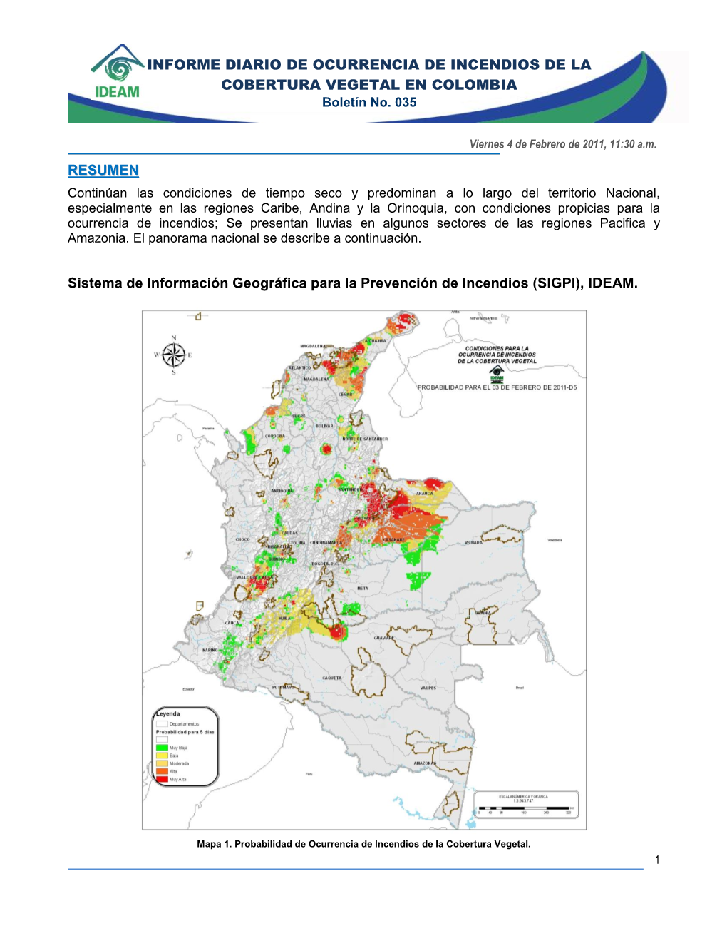 Servicio De Vigilancia Y Pronóstico De La Amenaza Por Deslizamientos