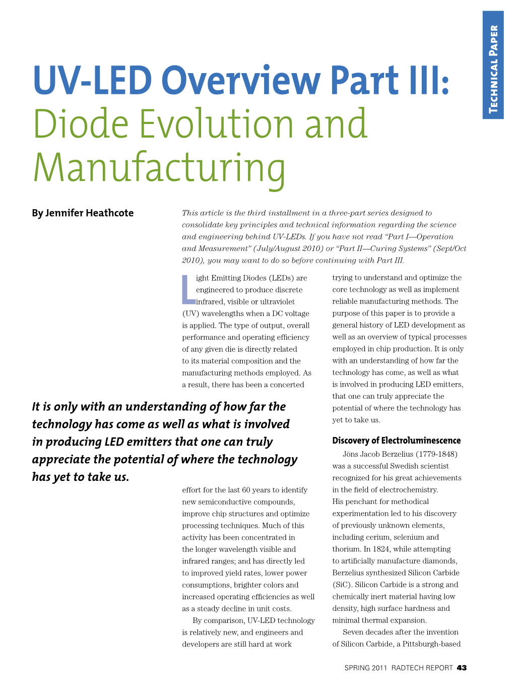 Diode Evolution and Manufacturing