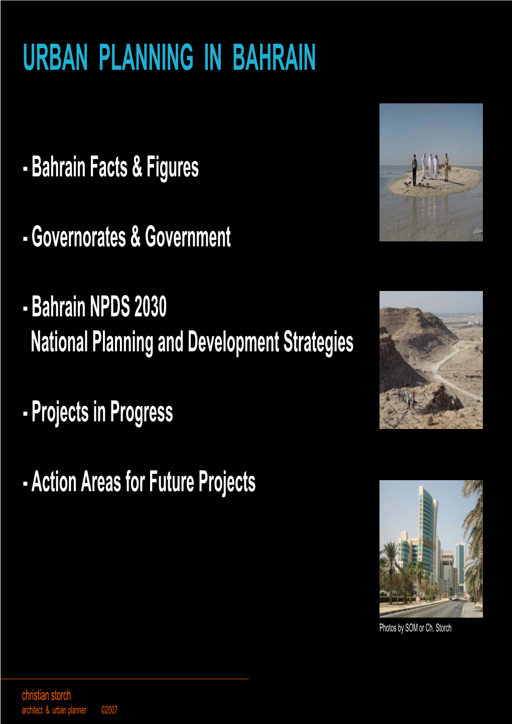 Urban Planning in Bahrain