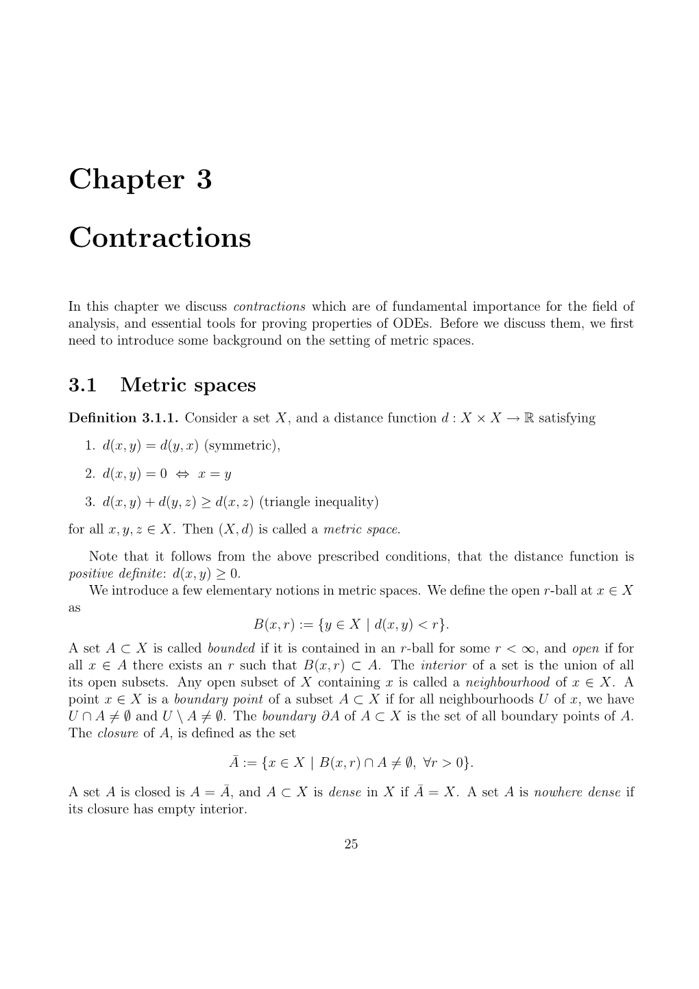 Chapter 3 Contractions