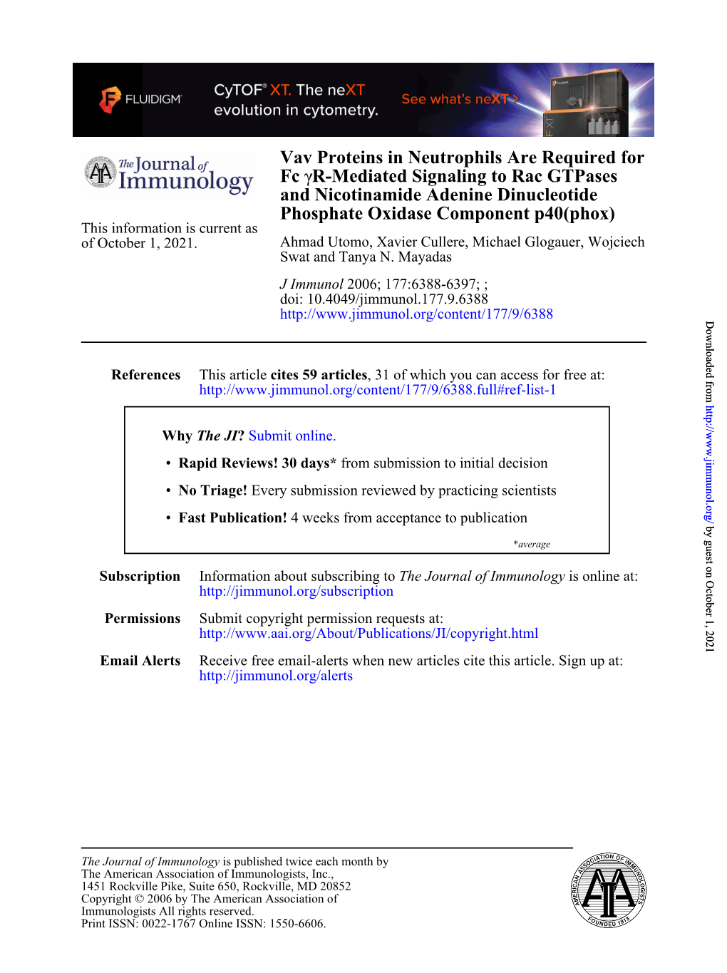 Phosphate Oxidase Component P40(Phox) and Nicotinamide