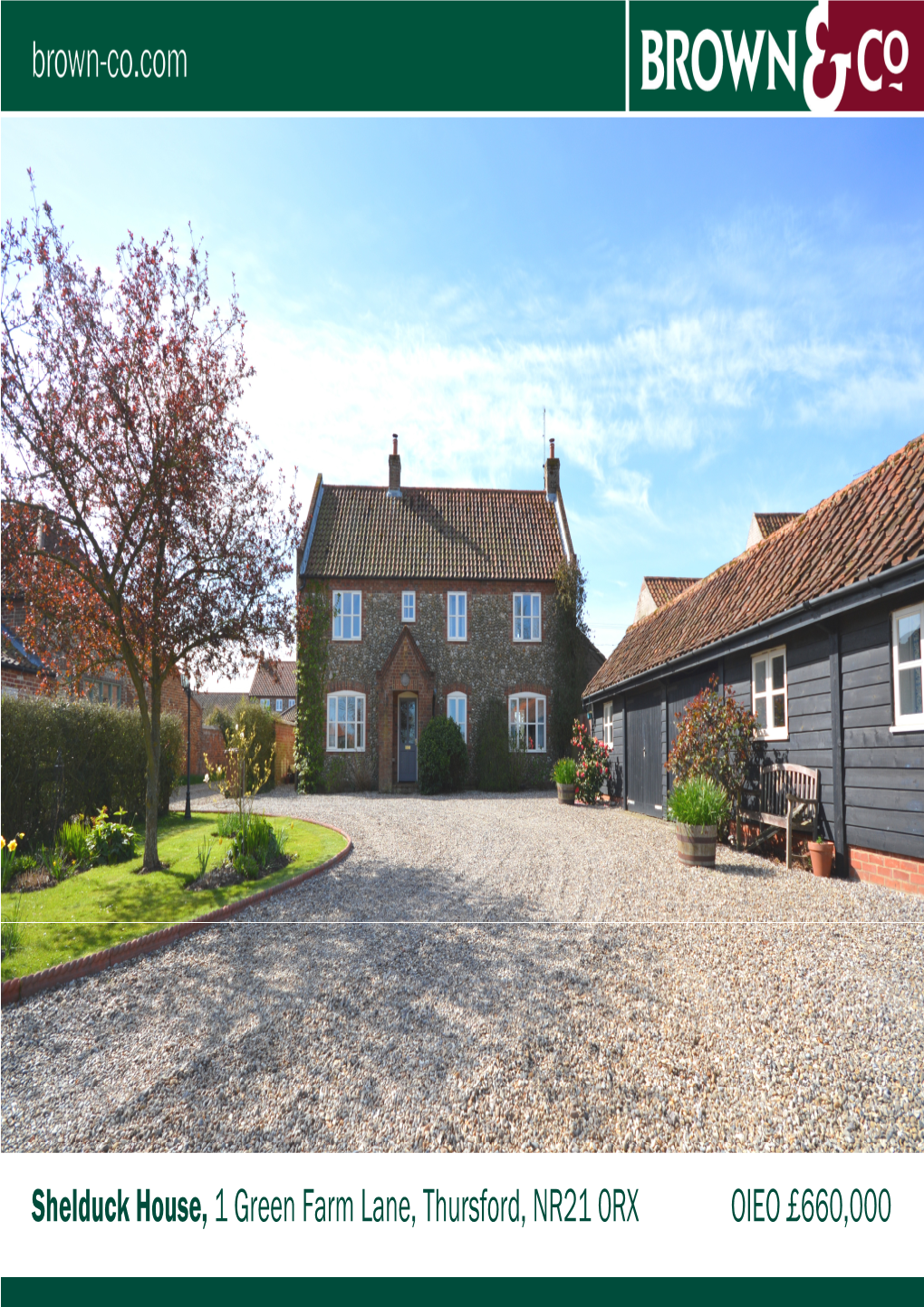 Shelduck House, 1 Green Farm Lane, Thursford, NR21 0RX OIEO £660,000